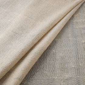 Hand Embroidered Pure Tussar Silk Handloom Kantha Fabric of Bengal 05