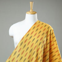 Yellow - Pure Cotton Pochampally Ikat Fabric 23