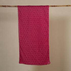 Pink Tie-Dye Cotton Shibori Stole 