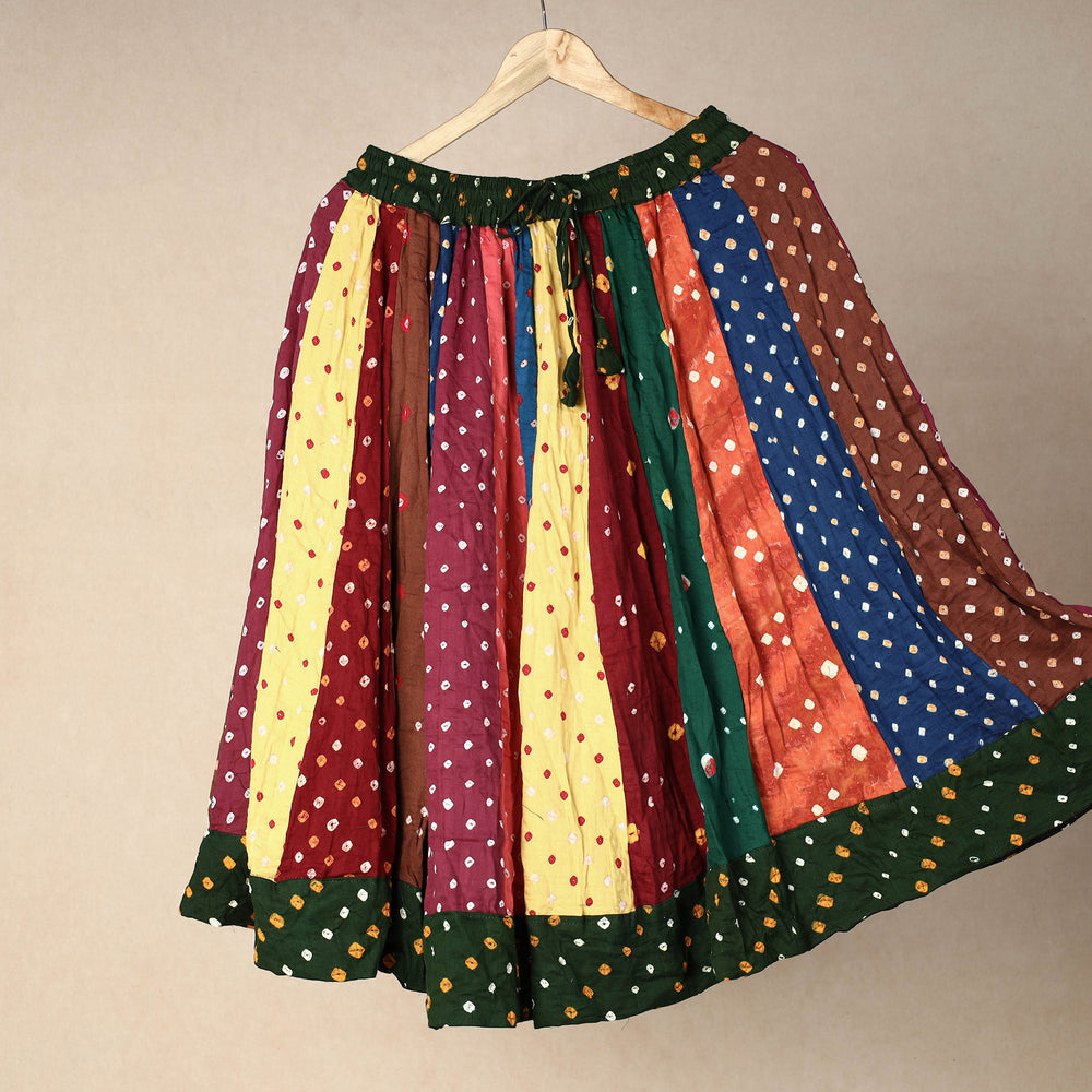 bandhani skirt 