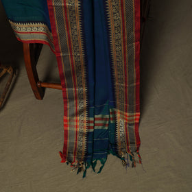 Dharwad Mercerised Cotton 3pc Unstitched Dress Material Suit Set with Woven Border 19