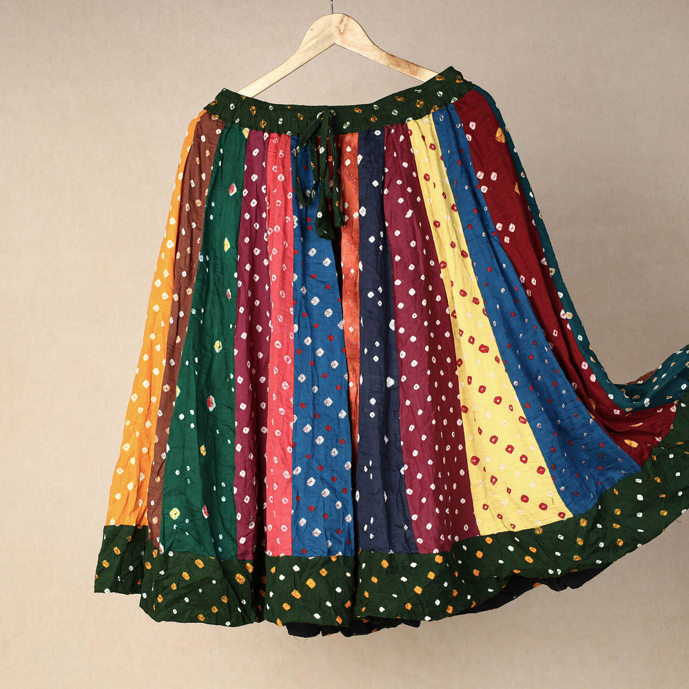 bandhani skirt 