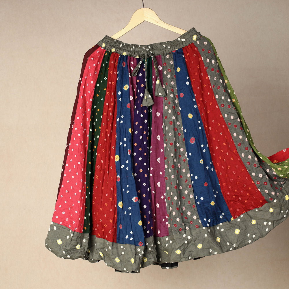 bandhani skirt 