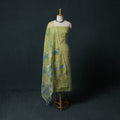 Jamdani Pure Handloom Muslin 2pc Unstitched Dress Material Kurta Set 14