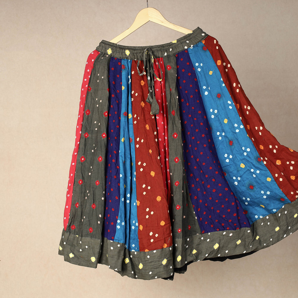 bandhani skirt 