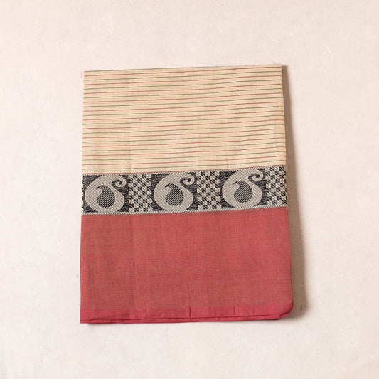 Beige - Kanchipuram Cotton Precut Fabric (1.2 Meter)