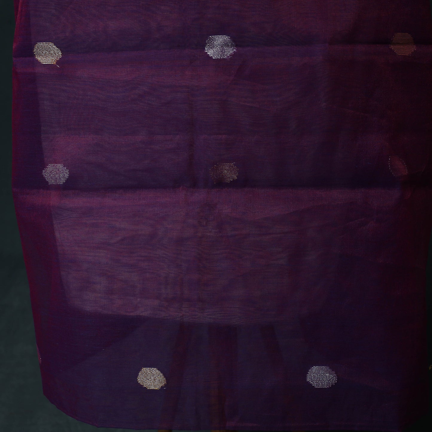 Jamdani Pure Handloom Muslin 2pc Unstitched Dress Material Kurta Set 15