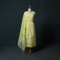 Jamdani Pure Handloom Muslin 2pc Unstitched Dress Material Kurta Set 16