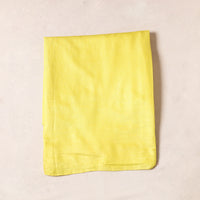 Yellow - Bhagalpuri Handloom Pure Linen Precut Fabric (2 Meter)