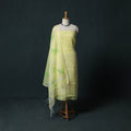Jamdani Pure Handloom Muslin 2pc Unstitched Dress Material Kurta Set 21