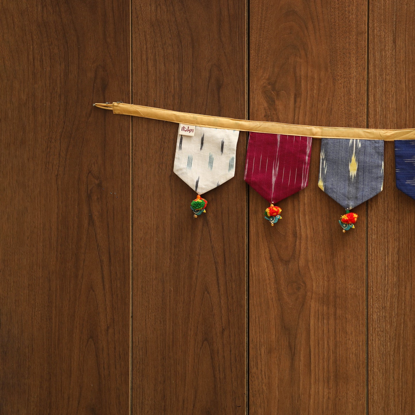 Handmade fabric toran for home decor 73 - handcrafted