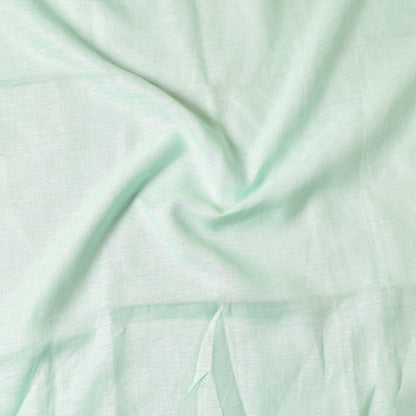 Green - Bhagalpuri Handloom Pure Linen Precut Fabric (1.5 Meter)