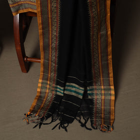 Dharwad Mercerised Cotton 3pc Unstitched Dress Material Suit Set with Woven Border 28