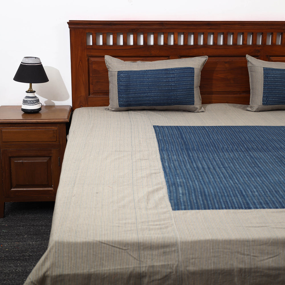 plain double bed cover 