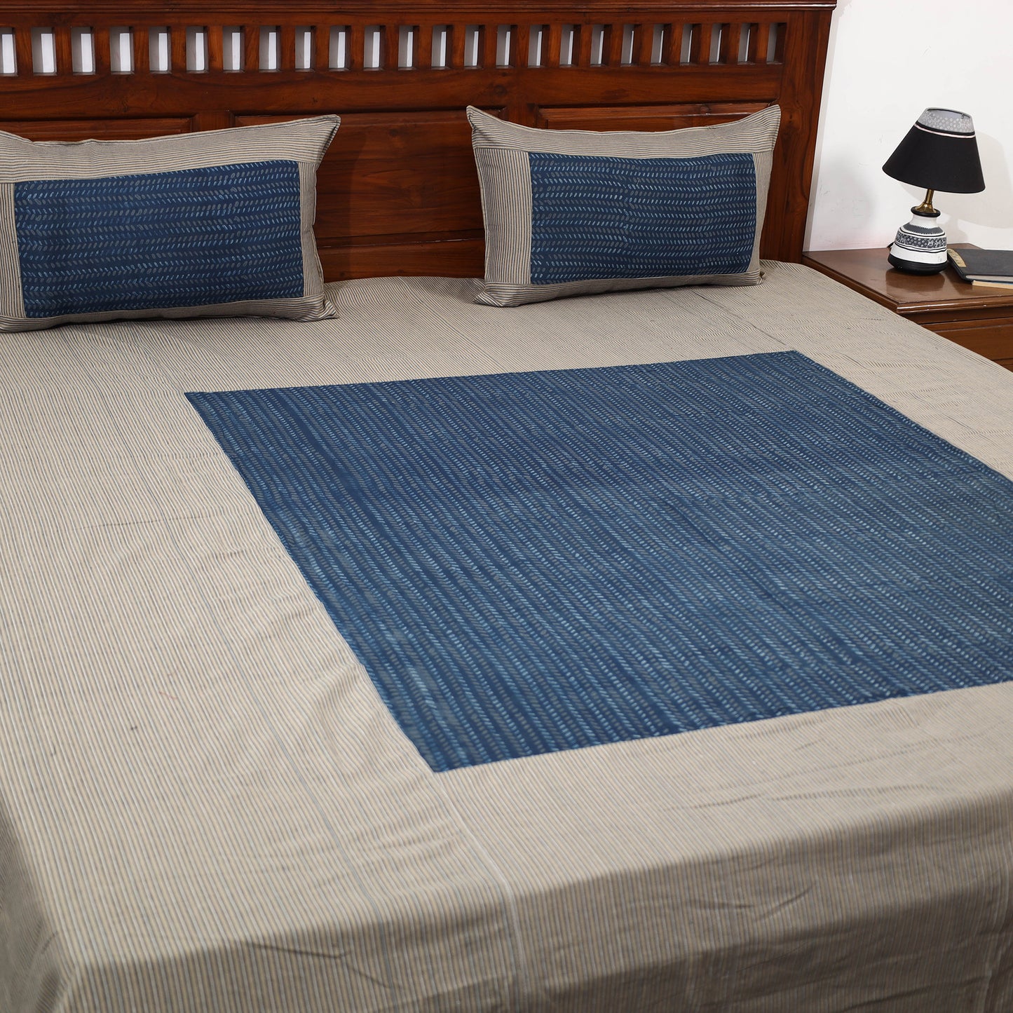 plain double bed cover 
