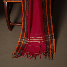 Dharwad Mercerised Cotton 3pc Unstitched Dress Material Suit Set with Woven Border 20