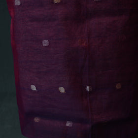 Jamdani Pure Handloom Muslin 2pc Unstitched Dress Material Kurta Set 25