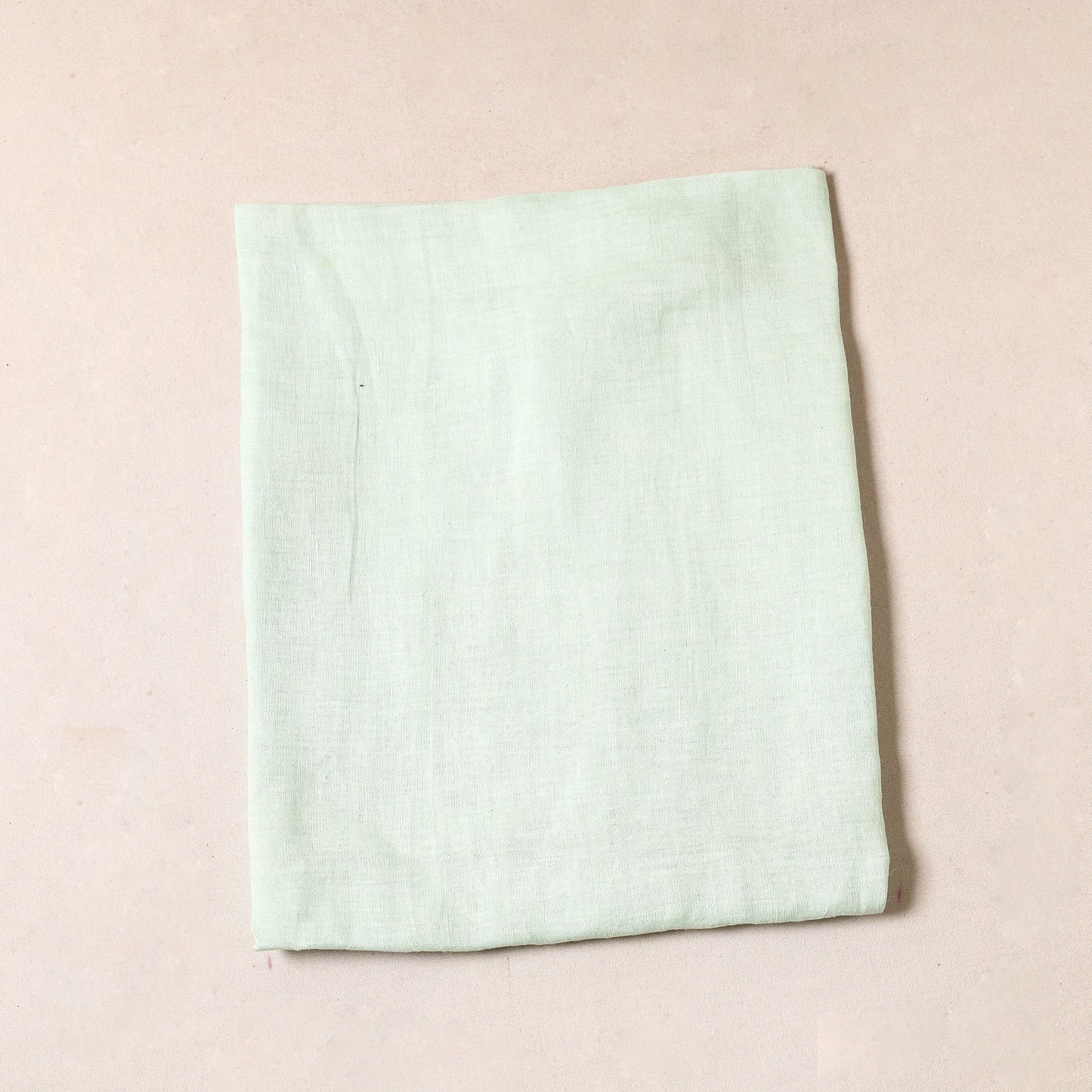 Green - Bhagalpuri Handloom Pure Linen Precut Fabric (80 CM)