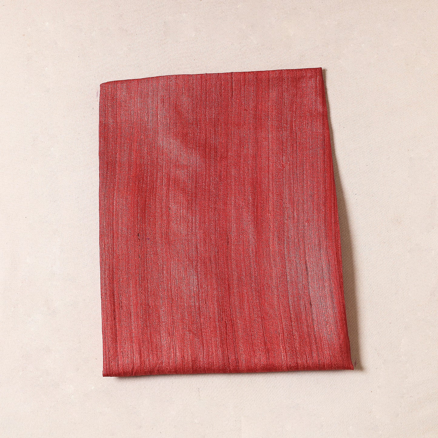 Red - Bhagalpuri Handloom Pure Linen Precut Fabric (70 CM)