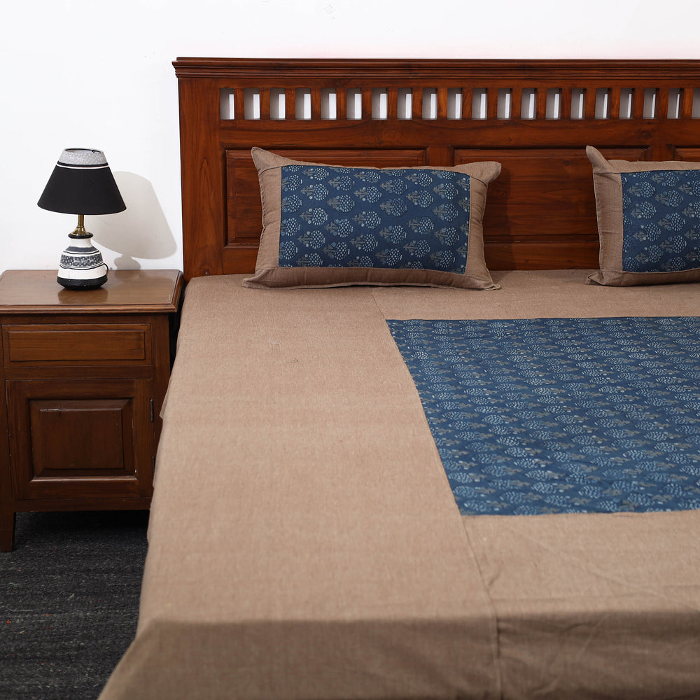 plain double bed cover 