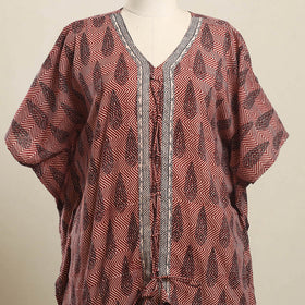 Buy Bagh Block Print Cotton Kaftan