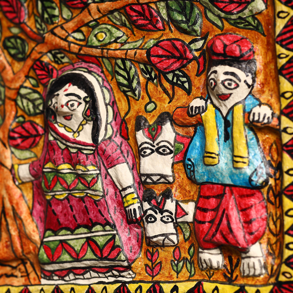 Madhubani Mache Wall Frame 