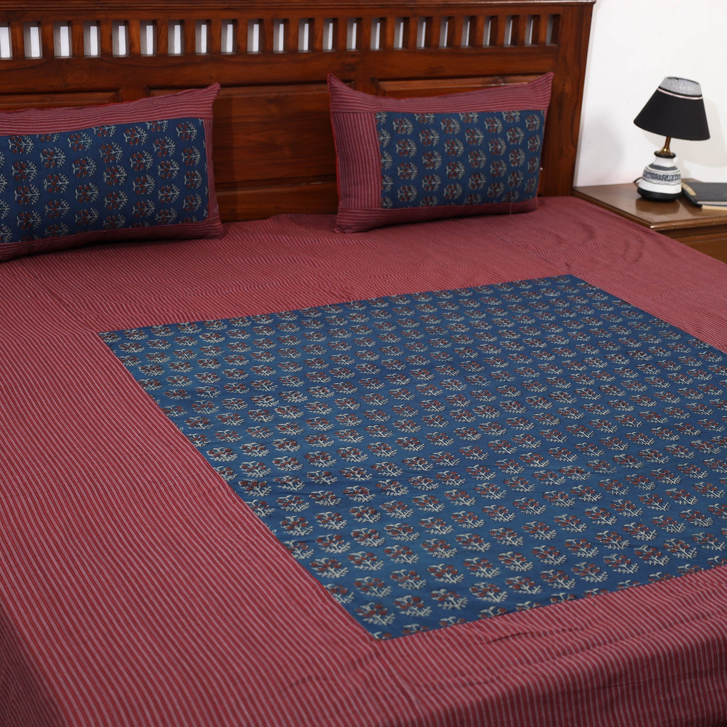 plain double bed cover 