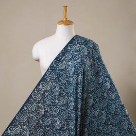 Blue Hand Batik Print Cotton Fabric