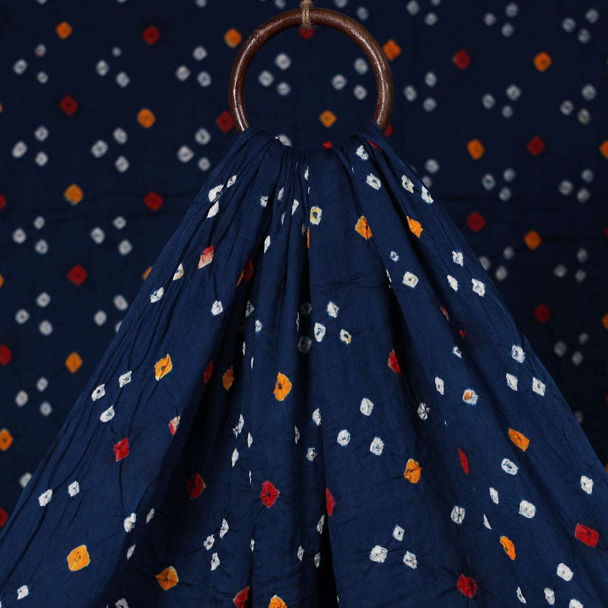 Kutch Bandhani Tie-Dye Cotton Fabric 09