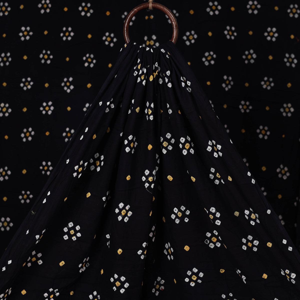 Kutch Bandhani Tie-Dye Cotton Fabric 07