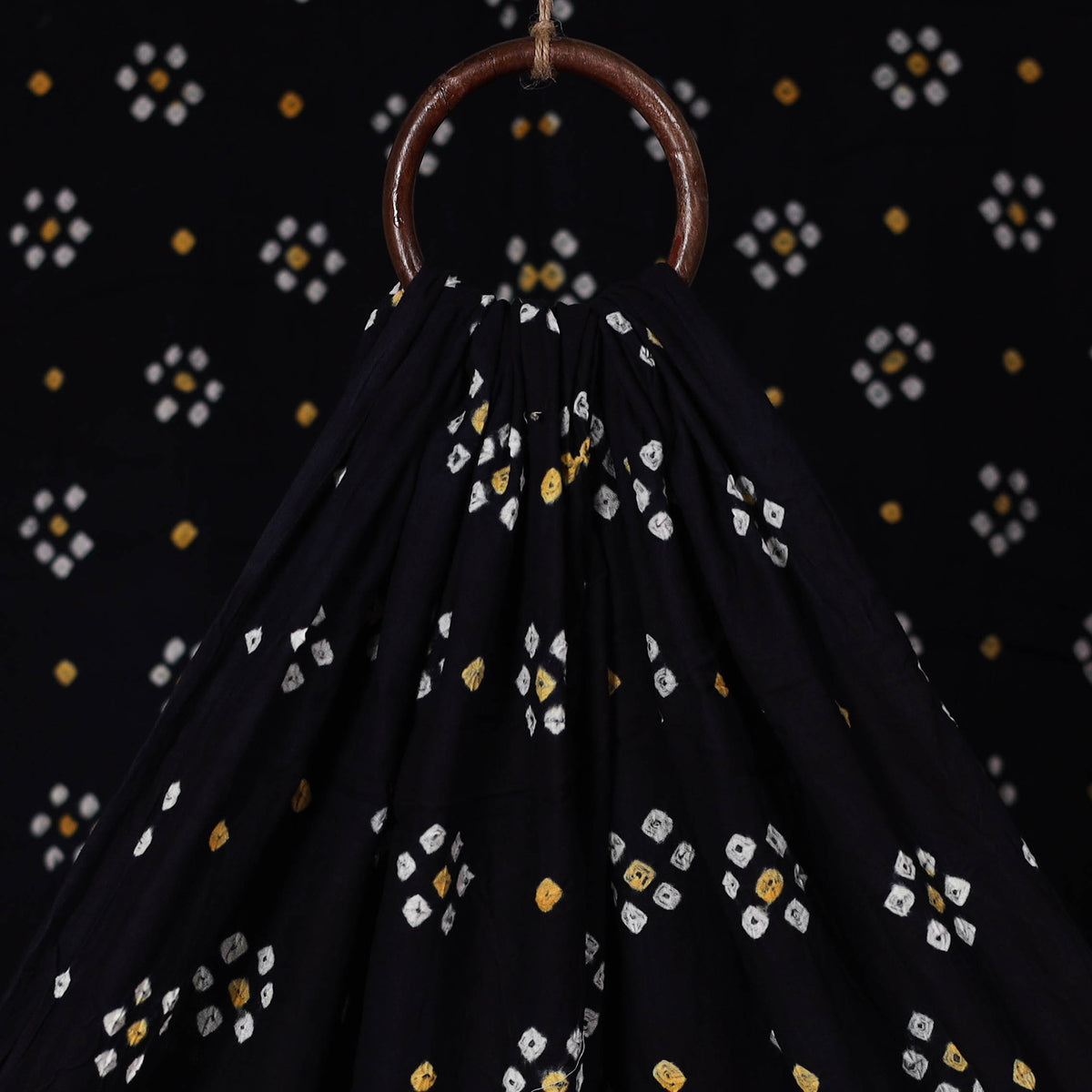 Kutch Bandhani Tie-Dye Cotton Fabric 07