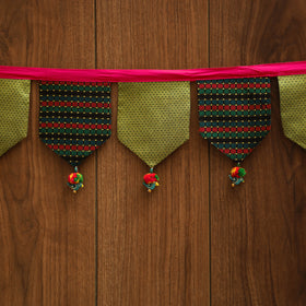 Handmade fabric toran for home decor 85 - handcrafted