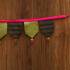 Handmade fabric toran for home decor 85 - handcrafted