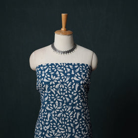Hand Batik Print Cotton 3pc Unstitched Dress Material Suit Set 03