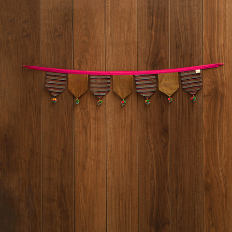 Handmade fabric toran for home decor 86 - handcrafted