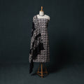 Hand Batik Print Cotton 3pc Unstitched Dress Material Suit Set 04
