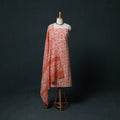 Hand Batik Print Cotton 3pc Unstitched Dress Material Suit Set 05