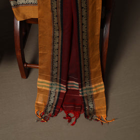 Dharwad Mercerised Cotton 3pc Unstitched Dress Material Suit Set with Woven Border 39