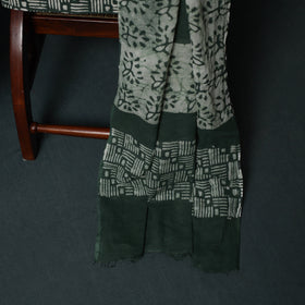 Hand Batik Print Cotton 3pc Unstitched Dress Material Suit Set 06
