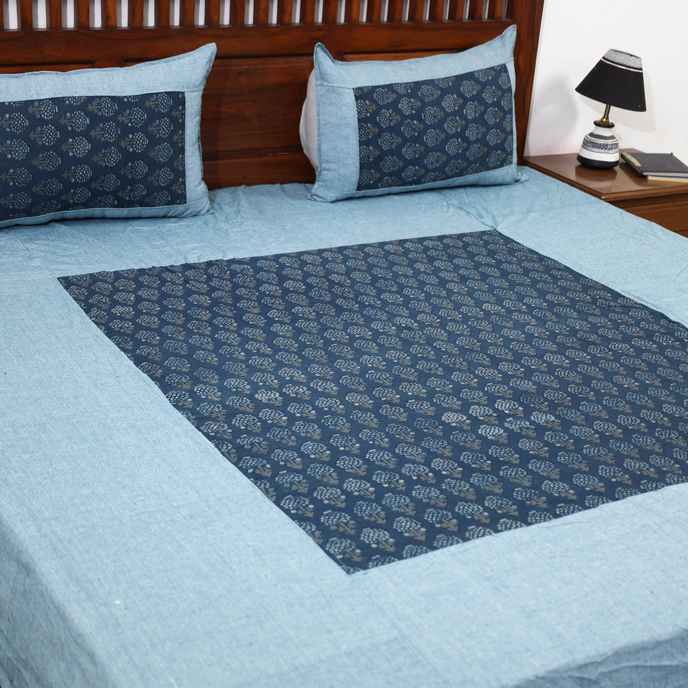 plain double bed cover 