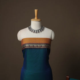 Dharwad Mercerised Cotton 3pc Unstitched Dress Material Suit Set with Woven Border 40