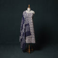 Hand Batik Print Cotton 3pc Unstitched Dress Material Suit Set 08