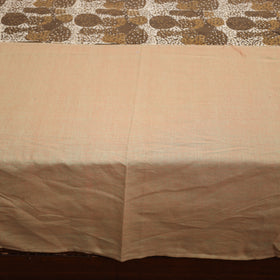 Buy Plain Cotton Double Bedcover with Block Print Patchwork Online at iTokri.com