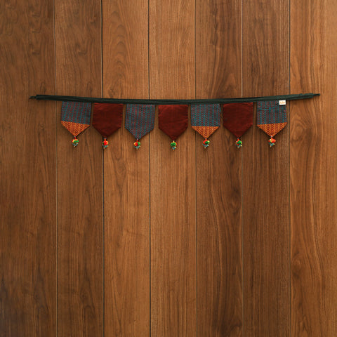 Handmade fabric toran for home decor 93 - handcrafted