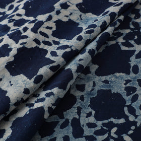 Hand Block Natural Dyed Cotton Bagru Print Indigo Fabric 14