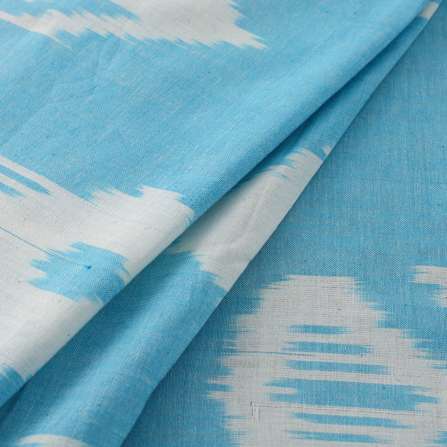 Pochampally Central Asian Ikat Pure Cotton Fabric 01