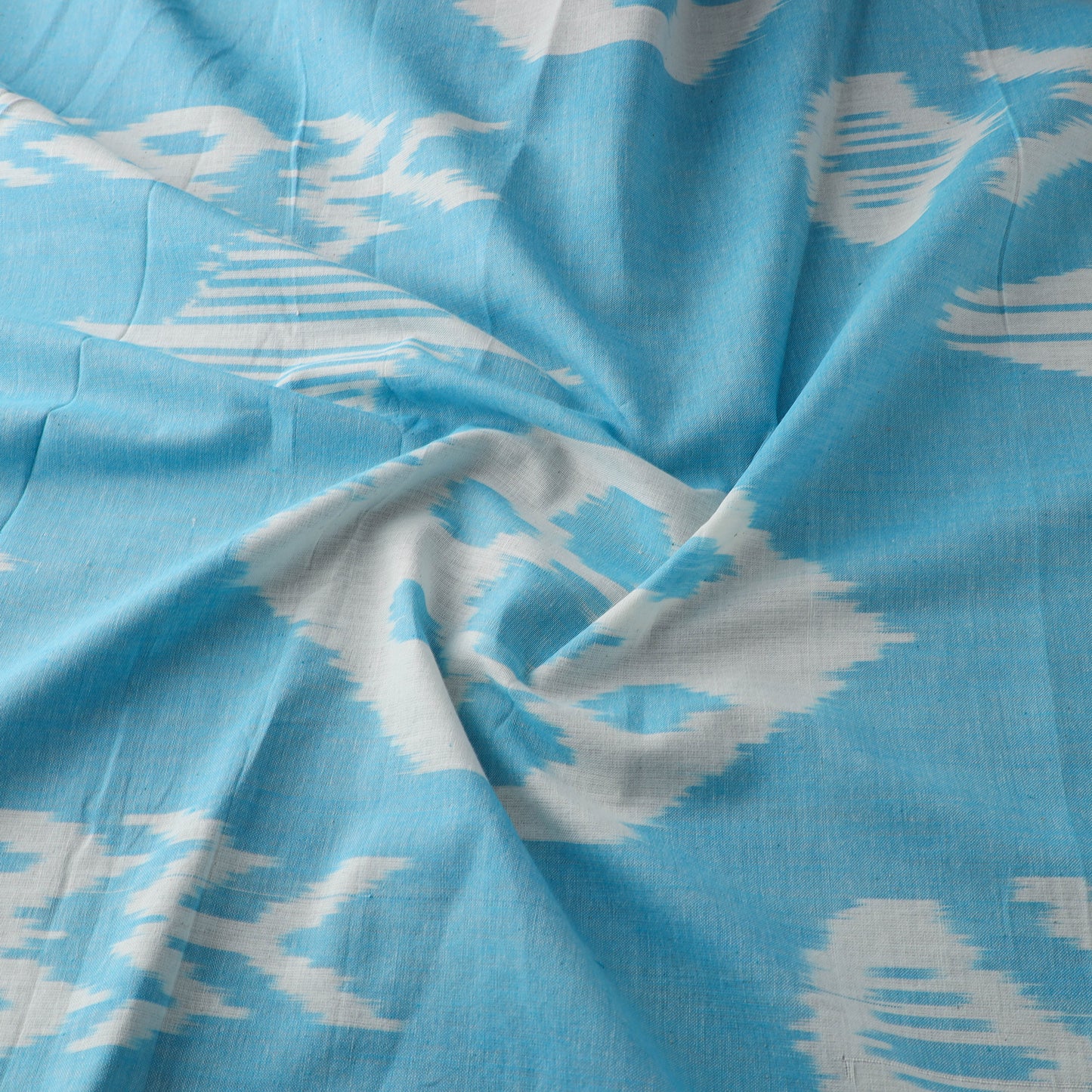 Pochampally Central Asian Ikat Pure Cotton Fabric 01