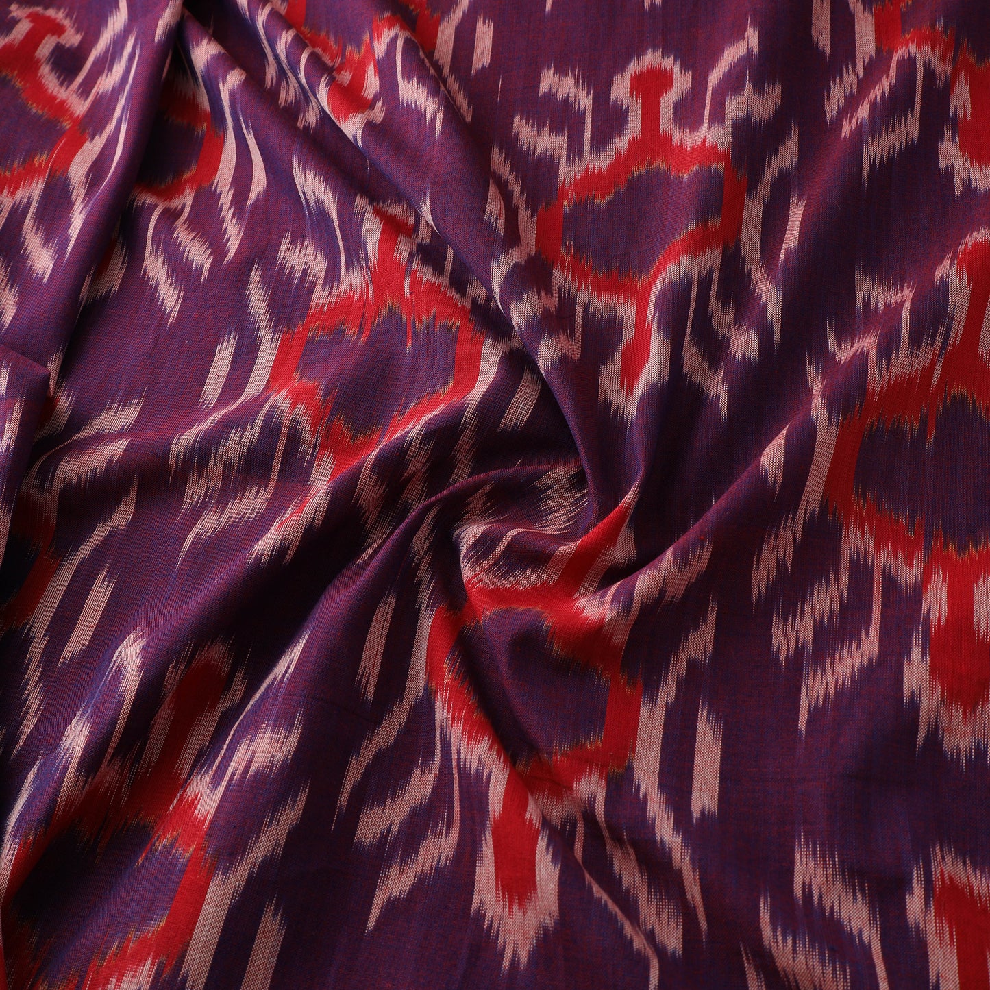 Pochampally Central Asian Ikat Pure Cotton Fabric 04