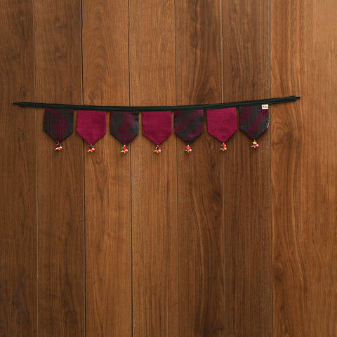 Handmade fabric toran for home decor 106 - handcrafted