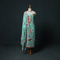 Hand Embroidered Georgette 3pc Unstitched Dress Material Suit Set 01
